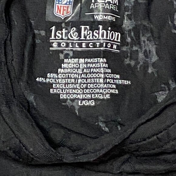 NFL Team Apparel 1st & Fashion Women’s Cincinnati Bengals Tee Size L | NWT - Picture 2 of 7